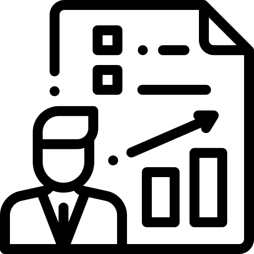 Extensive visibility & performance reporting Icon